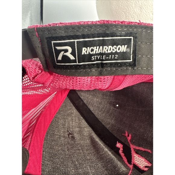 Surf Blue Dawn Patrol Performance Adjustable Snapback Mesh Hat Pink Gray - Picture 8 of 9